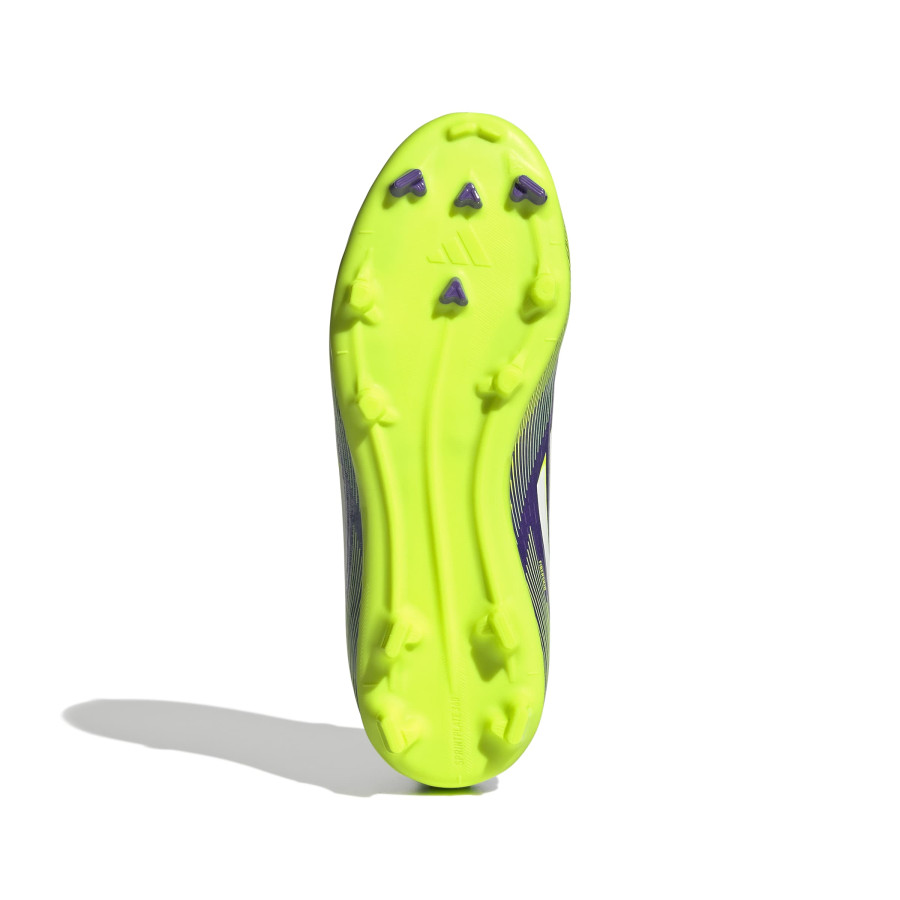 adidas F50 montante League FG/MG violet jaune