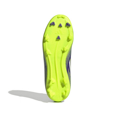 adidas F50 montante League FG/MG violet jaune