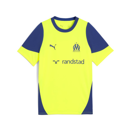 Maillot entraînement junior OM jaune bleu