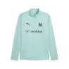 Sweat zippé OM warm bleu