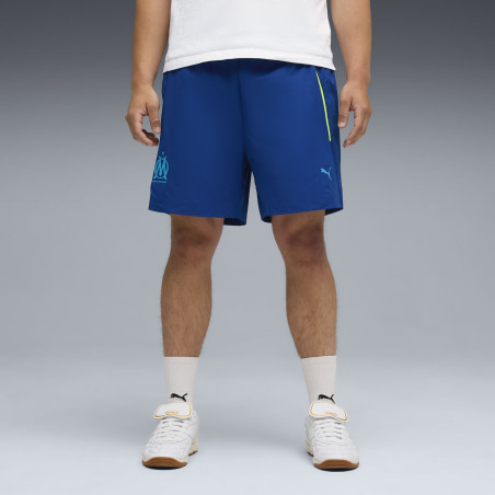 Short OM PUMATECH Woven bleu jaune