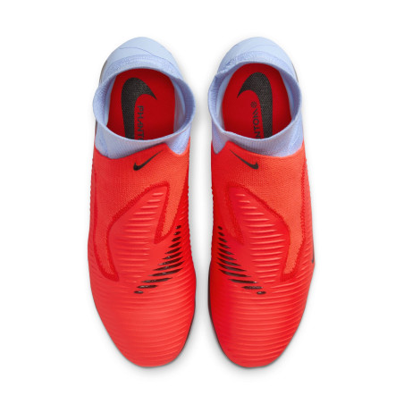 Nike Phantom 6 montante Pro FG gris rouge