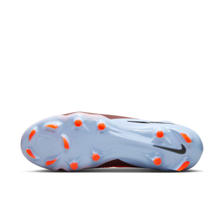 Nike Phantom 6 montante Pro FG gris rouge