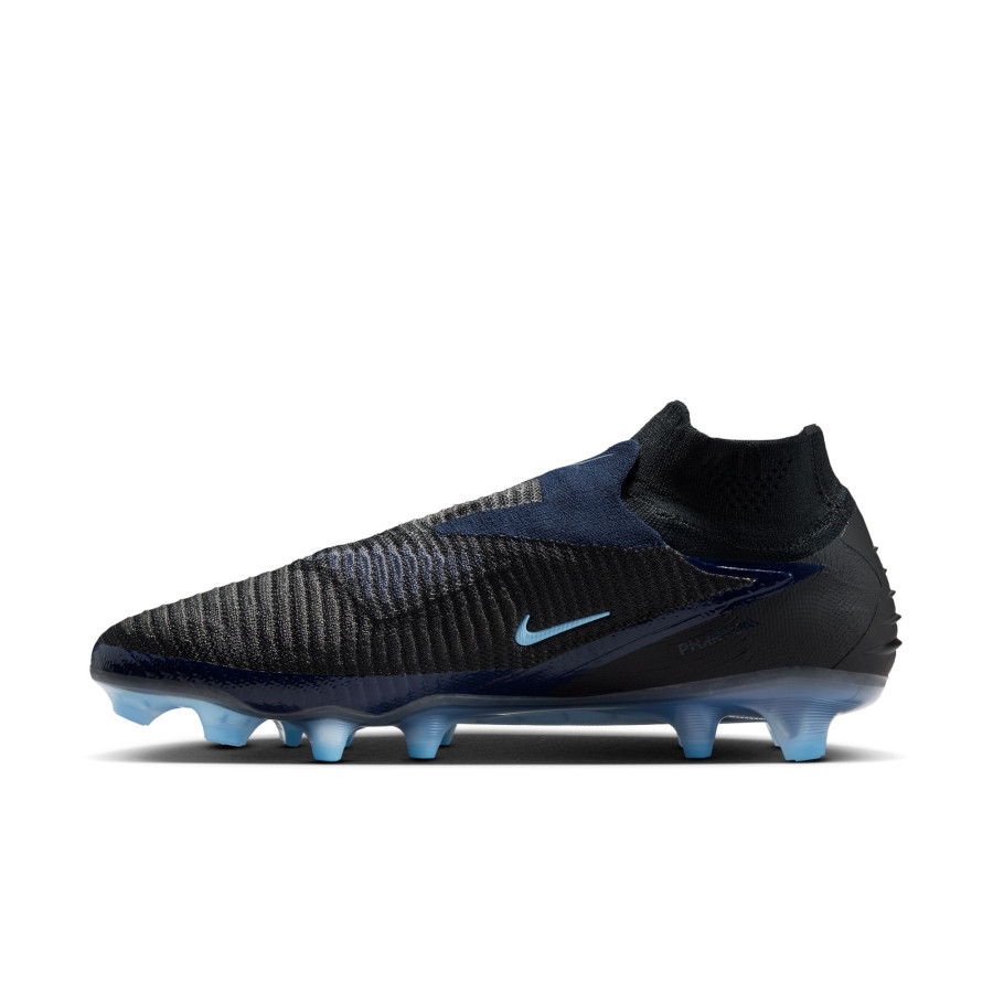 Nike Phantom 6 montante Elite FG noir bleu