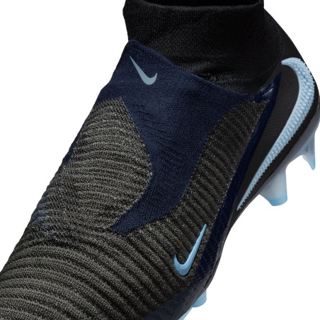 Nike Phantom 6 montante Elite FG noir bleu