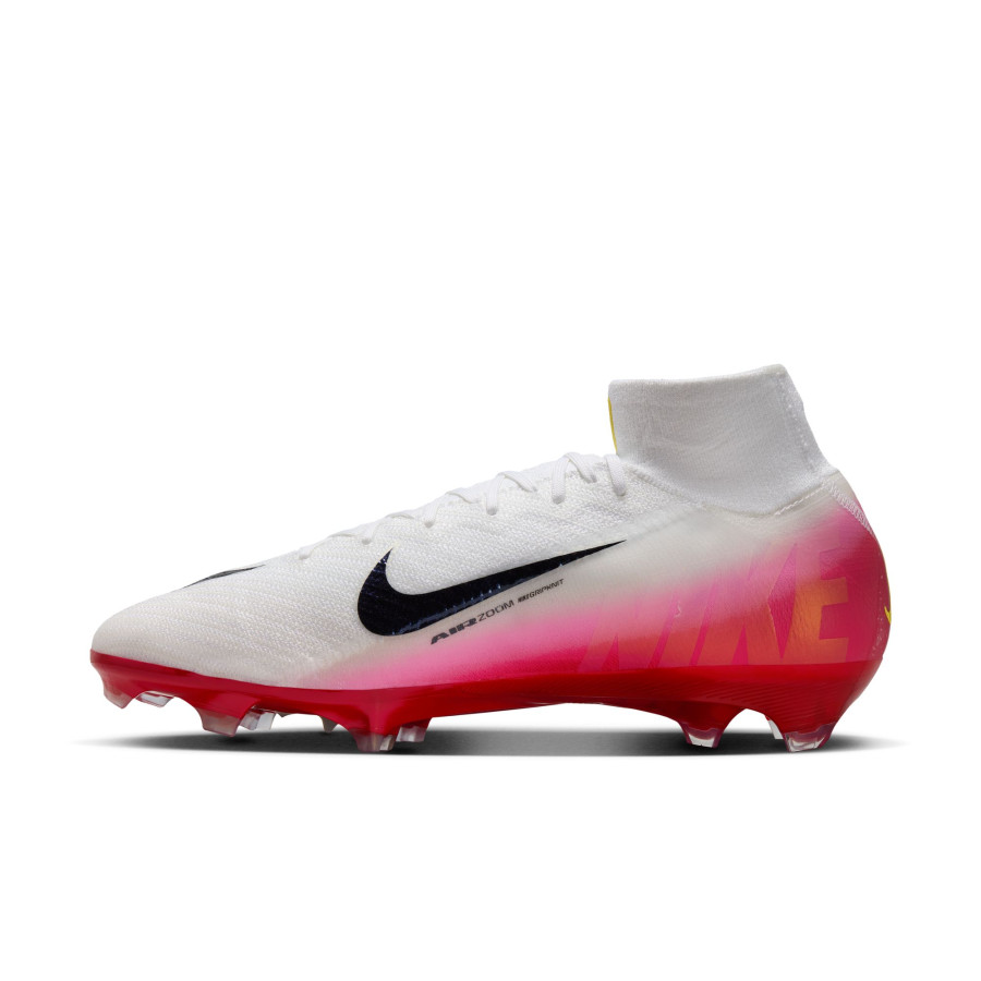 Nike Air Zoom Mercurial Superfly 10 Elite FG rouge blanc