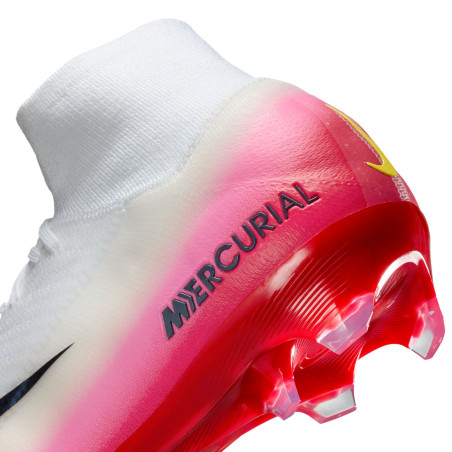 Nike Air Zoom Mercurial Superfly 10 Elite FG rouge blanc