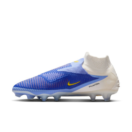 Nike Phantom 6 montante Elite FG bleu blanc