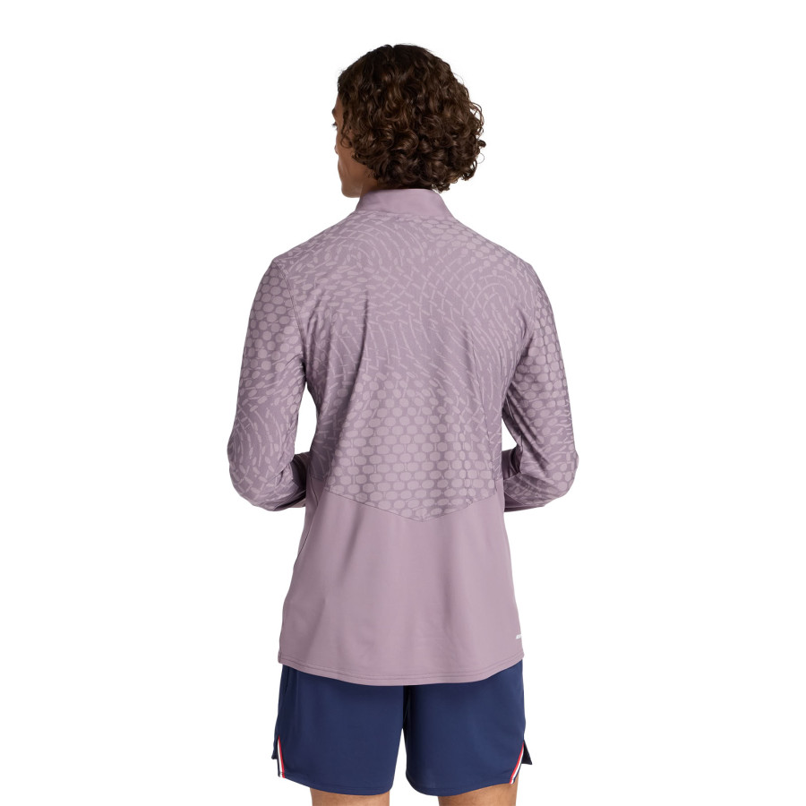Sweat zippé LOSC violet