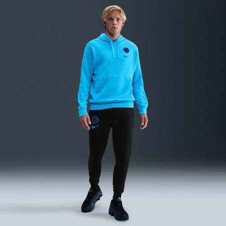 Pantalon survêtement Inter Milan molleton noir bleu