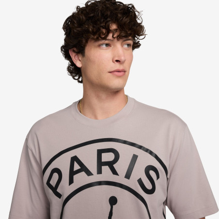 T-shirt PSG x Jordan beige noir