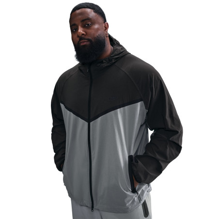 Veste survêtement Nike Tech Woven noir gris