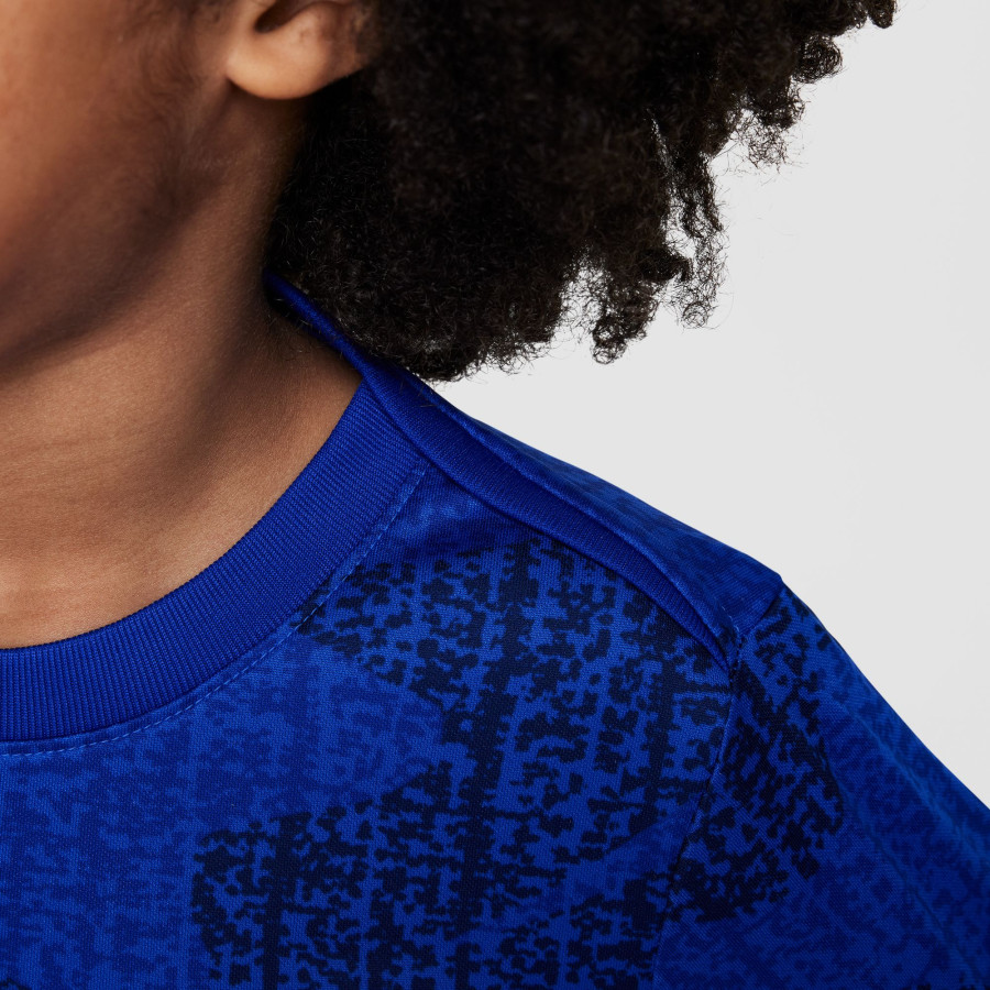 Maillot avant match junior Equipe de France Academy bleu