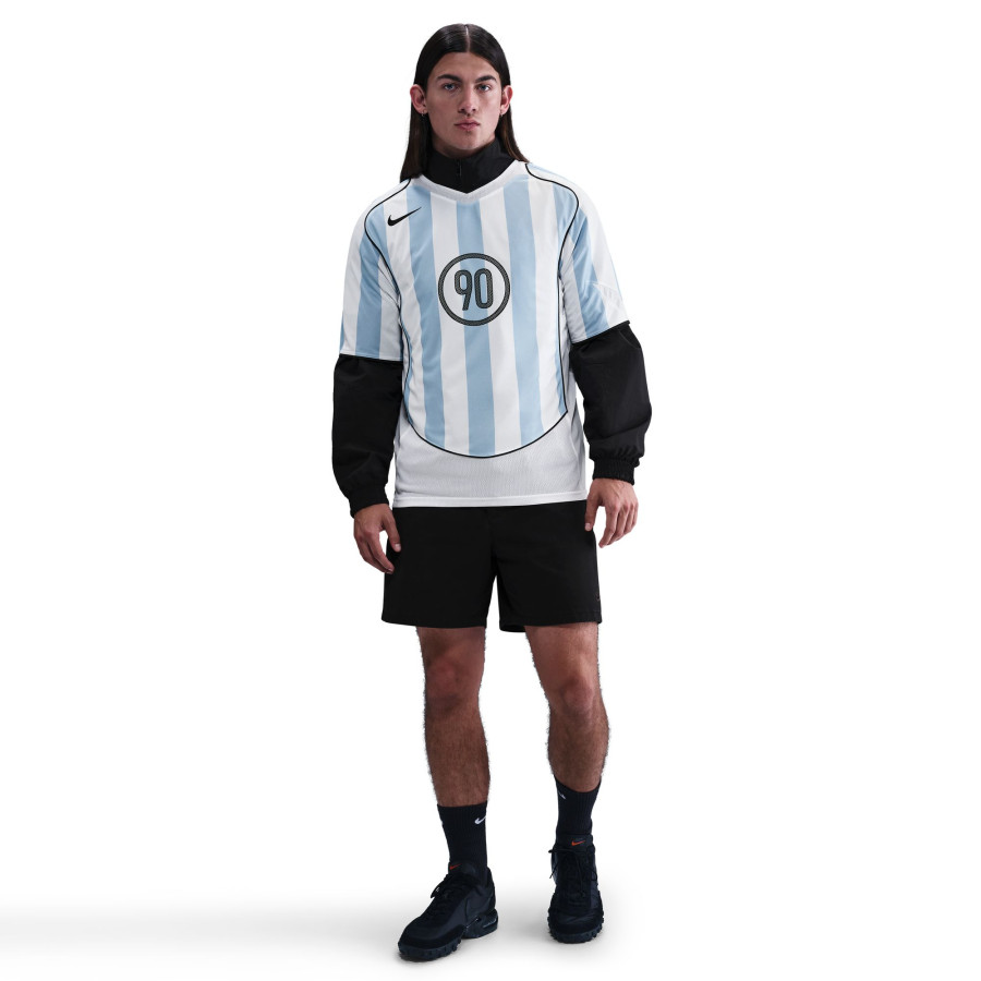Maillot Nike T90 blanc bleu