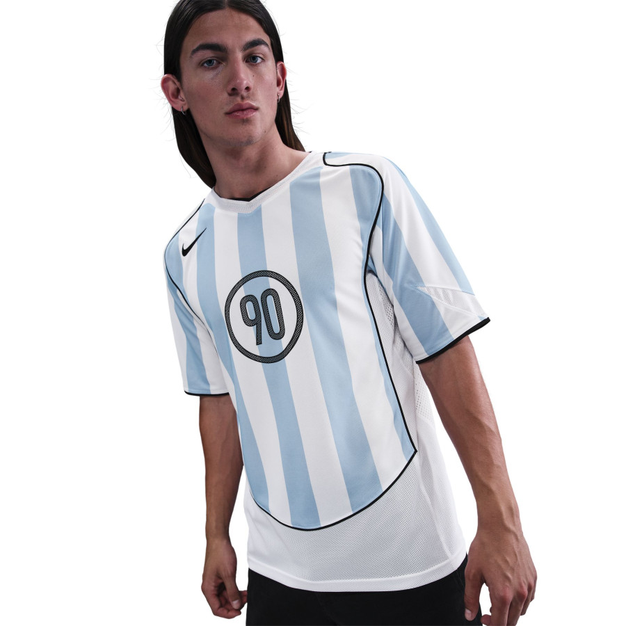 Maillot Nike T90 blanc bleu