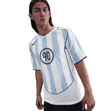 Maillot Nike T90 blanc bleu