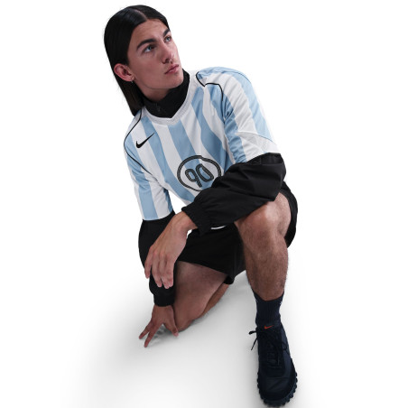 Maillot Nike T90 blanc bleu