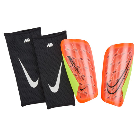 Protège tibias Nike Mercurial orange jaune