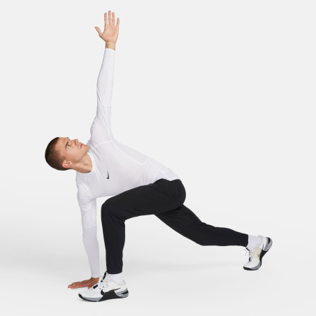 Sous-maillot manches longues Nike Pro blanc