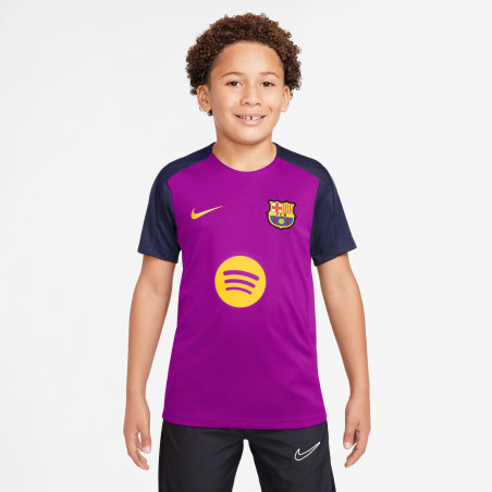 Maillot entraînement junior FC Barcelone Strike violet