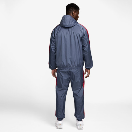 Ensemble survêtement PSG woven bleu rouge