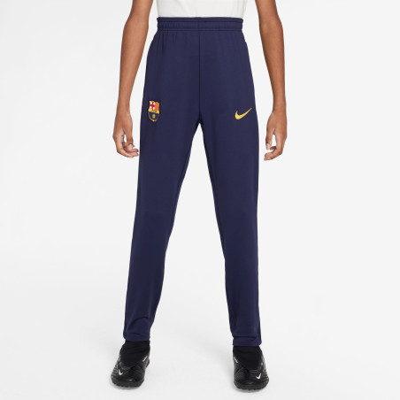 Pantalon survêtement junior FC Barcelone Strike bleu