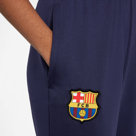 Pantalon survêtement junior FC Barcelone Strike bleu