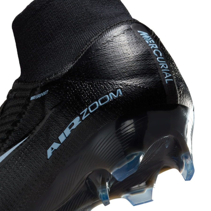 Nike Air Zoom Mercurial Superfly 10 Elite FG noir bleu