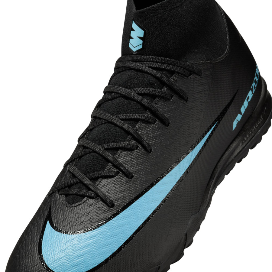 Nike Air Zoom Mercurial Superfly 10 Academy Turf noir bleu