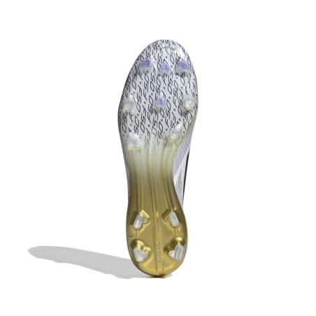 adidas F50 Elite Laceless FG blanc or