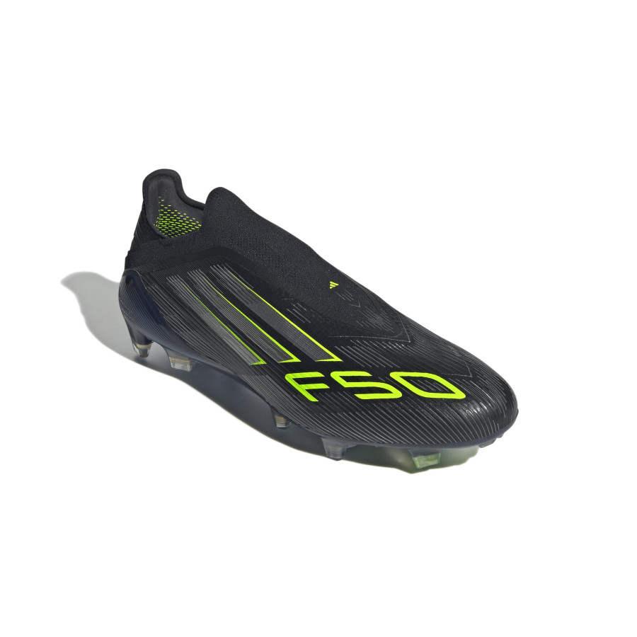 adidas F50 Elite LaceLess FG noir jaune