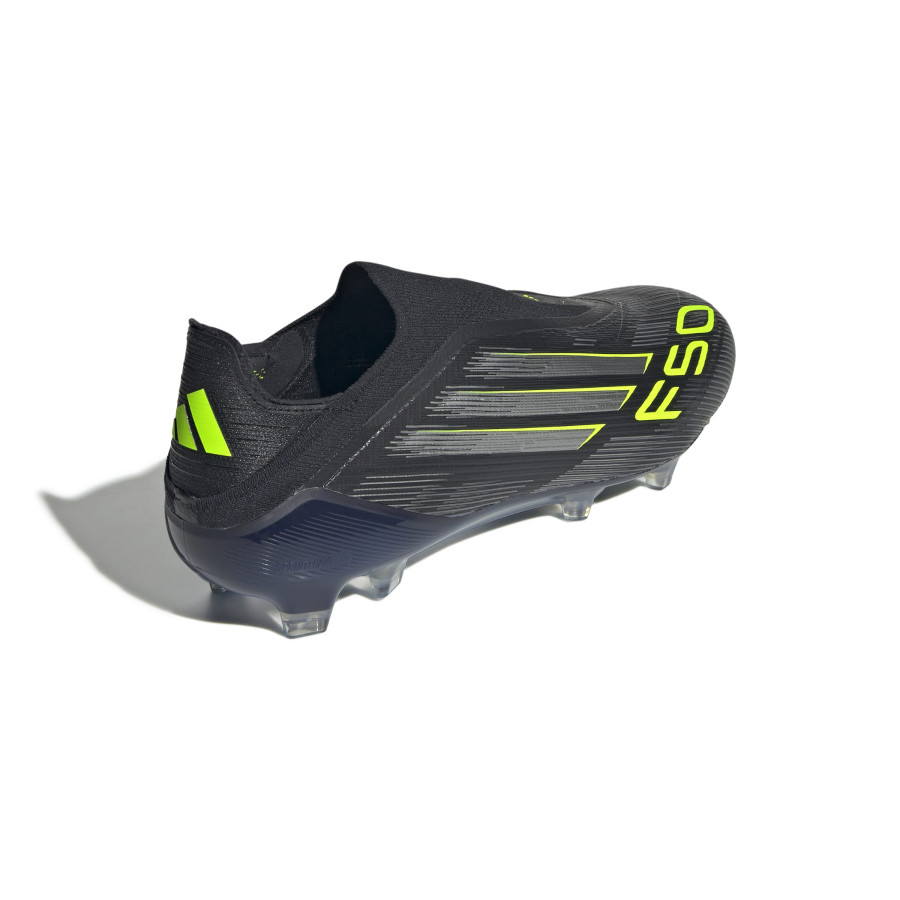 adidas F50 Elite LaceLess FG noir jaune