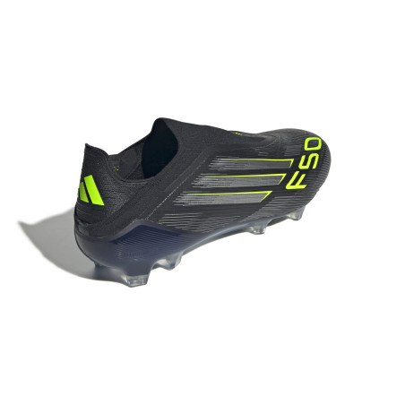 adidas F50 Elite LaceLess FG noir jaune