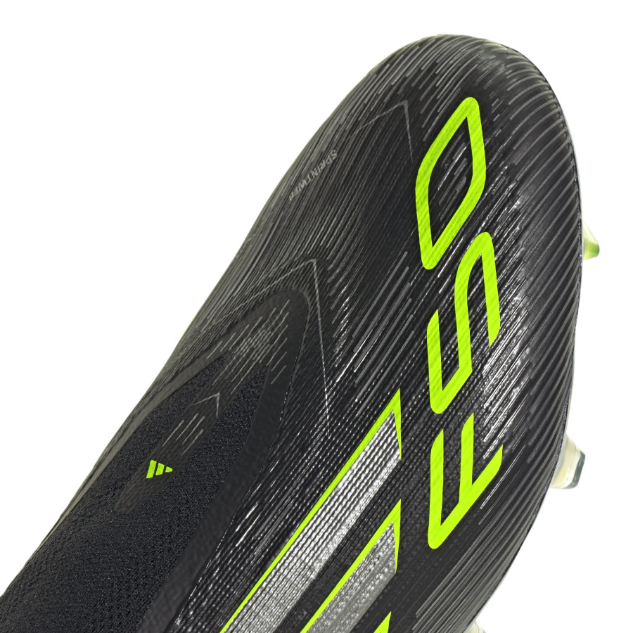 adidas F50 Elite LaceLess FG noir jaune