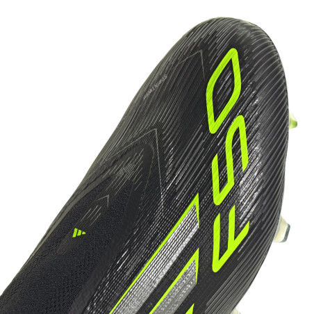 adidas F50 Elite LaceLess FG noir jaune