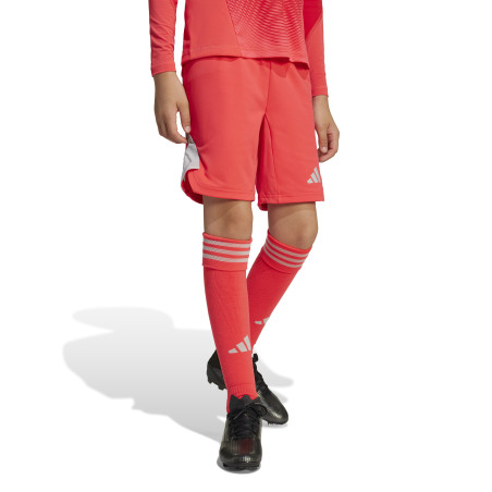 Short gardien junior adidas Tiro 25 rouge