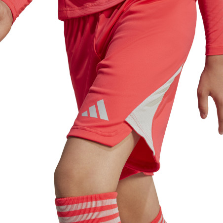 Short gardien junior adidas Tiro 25 rouge