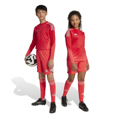 Short gardien junior adidas Tiro 25 rouge