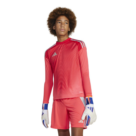 Maillot gardien junior adidas Tiro 25 rouge