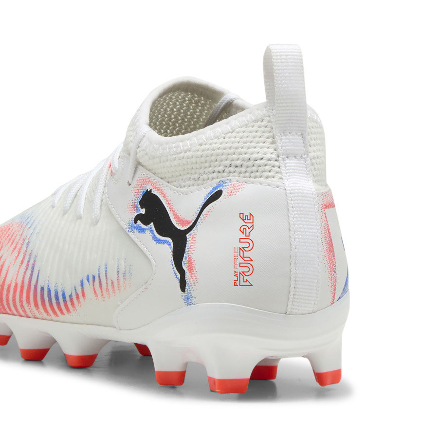 Puma Future 8 Match junior FG/AG blanc orange