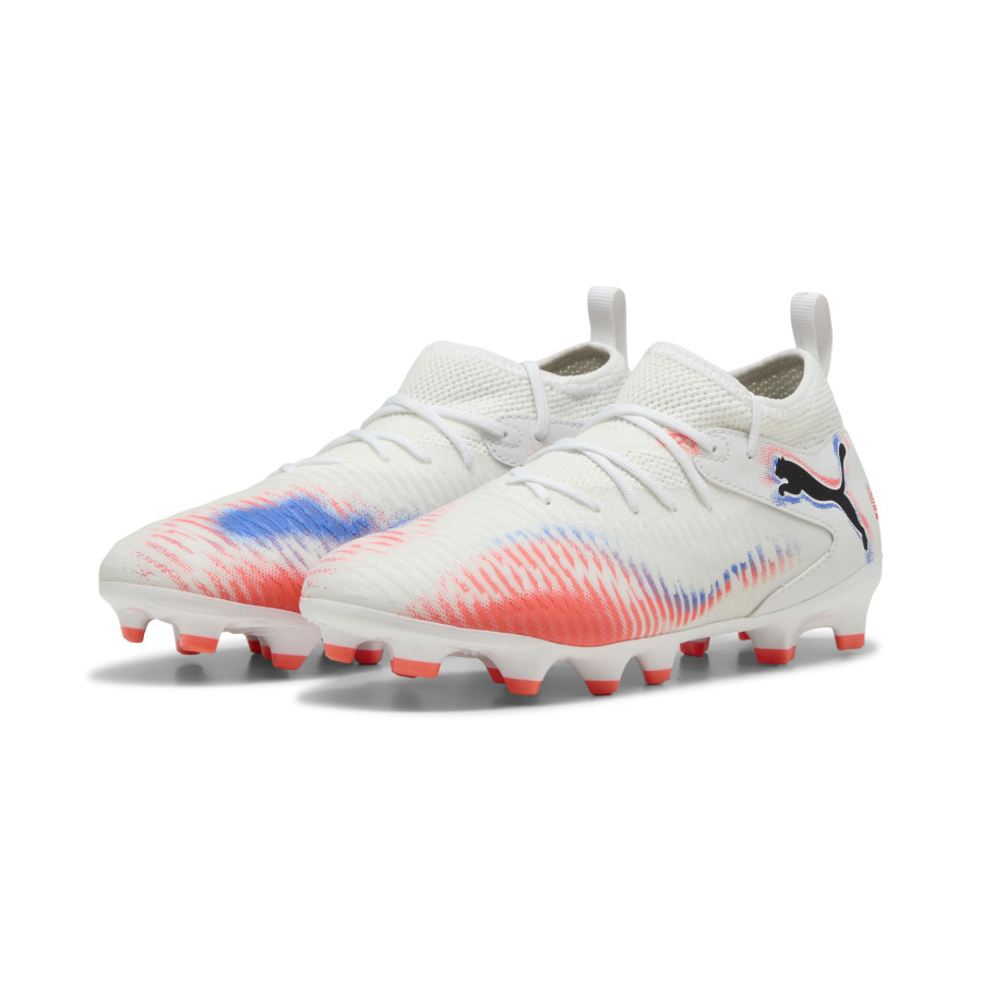 Puma Future 8 Match junior FG/AG blanc orange