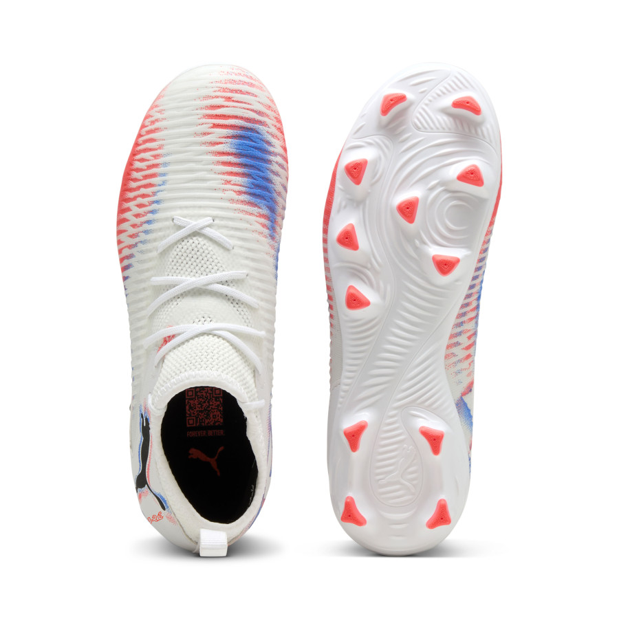 Puma Future 8 Match junior FG/AG blanc orange
