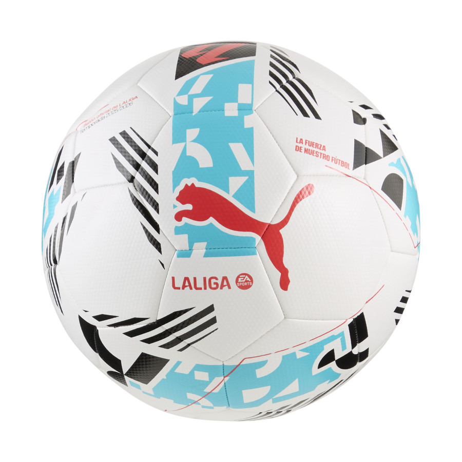 Ballon Puma LaLiga blanc bleu 2025/26