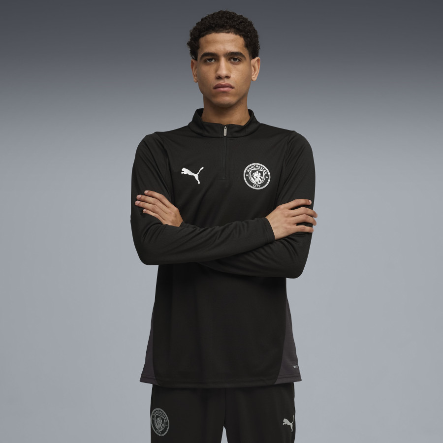 Sweat zippé Manchester City noir