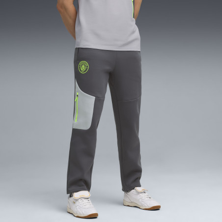 Pantalon survêtement Manchester City PUMATECH gris jaune