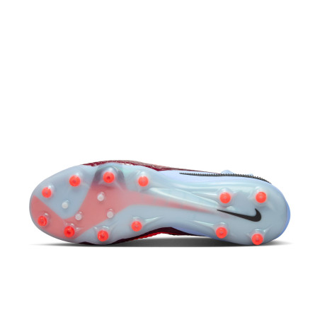 Nike Phantom 6 montante Elite AG-Pro gris rouge