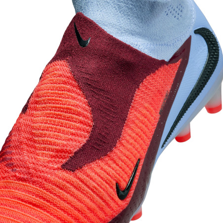 Nike Phantom 6 montante Elite AG-Pro gris rouge