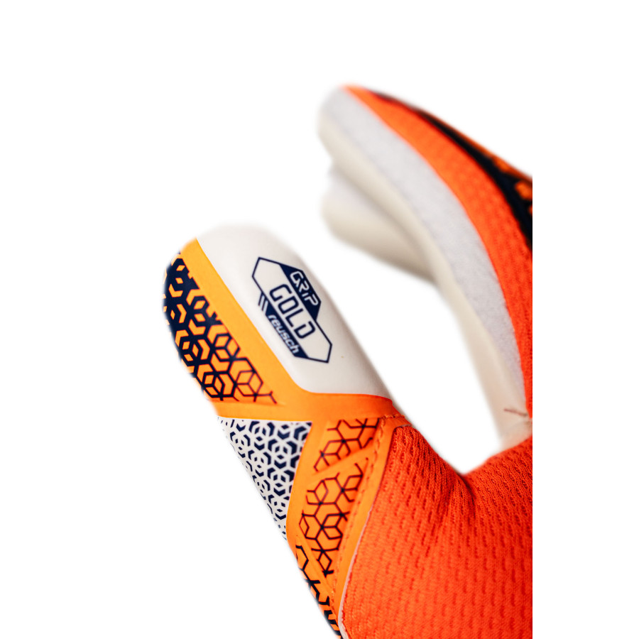 Gants gardien Reusch junior Attrakt Freegel Gold bleu orange