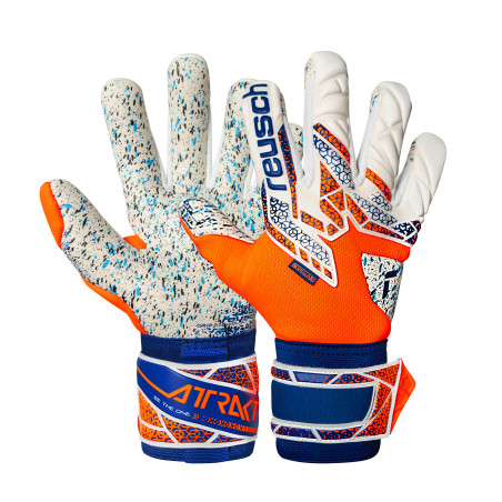Gants gardien Reusch Attrakt Fusion bleu orange