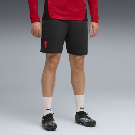 Short entraînement Milan AC noir rouge